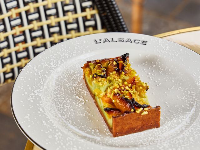 L'Alsace Tarte abricot pistache